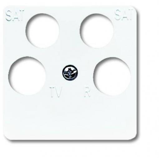 Busch-Jaeger kryt satelitní zásuvka čistě bílá (RAL 9010), bílá 2CKA001753A8659 1 ks