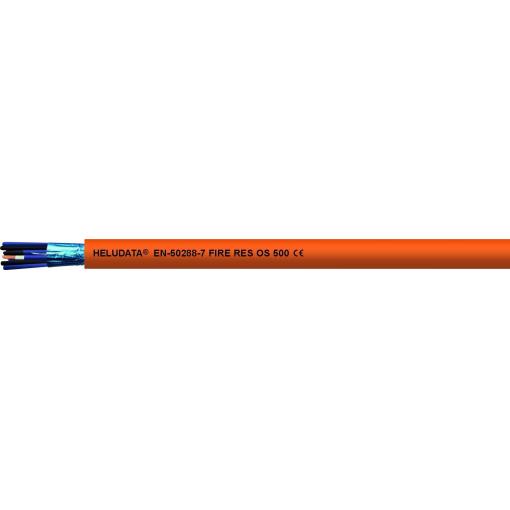 Helukabel 11016557 nástrojový kabel HELUDATA® EN50288-7 FIRE RES OS 500 2 x 2 x 1.50 mm² oranžová 100 m