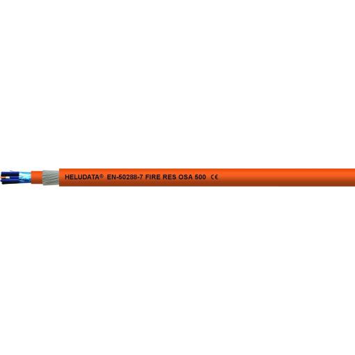 HELU 11015825 nástrojový kabel HELUDATA® EN50288-7 FIRE RES OS 500 3 x 2.5 mm² oranžová 100 m