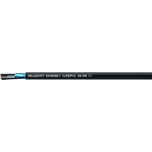 HELU 11013478 nástrojový kabel HELUDATA® EN50288-7 OS 300 4 x 2 x 1.5 mm² černá 100 m