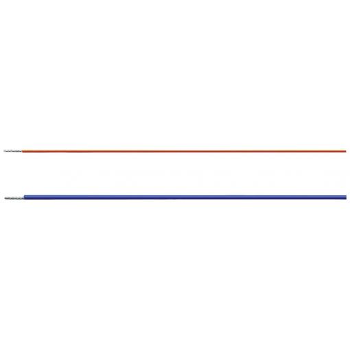 HELU 25257 vysokoteplotní vodič, HELUFLON®-PTFE-5Y 100, zelenožlutá, 100 m