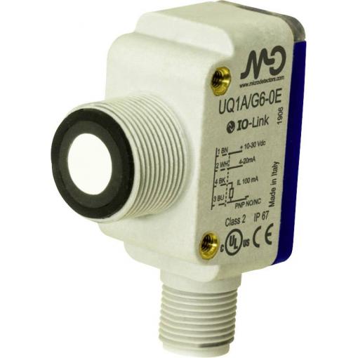 MD Micro Detectors UQ1D/G6-0E ultrazvukový senzor, UQ1D/G6-0E, 10 - 30 V/DC, 1 ks