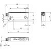 MD Micro Detectors FC7I/0B-M304-0F vidlicová světelná závora , FC7I/0B-M304-0F, 12 - 24 V/DC, 1 ks