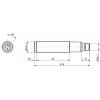 MD Micro Detectors UK1F/G6-0ESY ultrazvukový senzor, UK1F/G6-0ESY, 10 - 30 V/DC, 1 ks