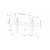 Neomounts WL35S-850BL18 TV držák na zeď 109,2 cm (43) - 228,6 cm (90) naklápěcí