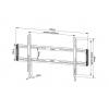 Neomounts WL30-550BL18 TV držák na zeď 109,2 cm (43) - 215,9 cm (85) pevný vhodné pro zakřivené televizory (Curved TV)