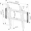 Neomounts WL35-550BL14 TV držák na zeď 81,3 cm (32) - 165,1 cm (65) naklápěcí