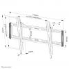 Neomounts WL35-550BL16 TV držák na zeď 101,6 cm (40) - 190,5 cm (75) naklápěcí