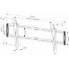 Neomounts WL35-550BL18 TV držák na zeď 109,2 cm (43) - 215,9 cm (85) naklápěcí