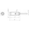 MD Micro Detectors indukční snímač V3K1/S0-4A8F