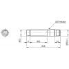 MD Micro Detectors indukční snímač PFM1/BP-4H