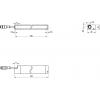 MD Micro Detectors CX2E0RF/05-032V plochý senzor, CX2E0RF/05-032V, 16.8 - 30 V/DC, 1 ks