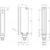 MD Micro Detectors BX10SR/0A-HB plochý senzor, BX10SR/0A-HB, 10 - 26 V/DC, 1 ks