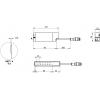 MD Micro Detectors CR0/0B-1V reflexní světelná závora, CR0/0B-1V, 12 - 30 V/DC, 1 ks