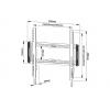 Neomounts WL30-550BL14 TV držák na zeď 81,3 cm (32) - 165,1 cm (65) pevný vhodné pro zakřivené televizory (Curved TV)