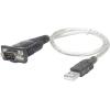 Manhattan USB adaptér [1x D-SUB zástrčka 9pólová - 1x USB 1.1 zástrčka A] 151801 45.00 cm pozlacené kontakty