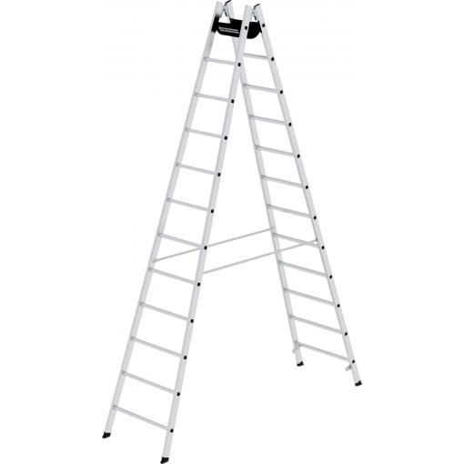 MUNK Günzburger Steigtechnik 33024 hliník štafle max.prac. výška: 4.8 m 17.2 kg