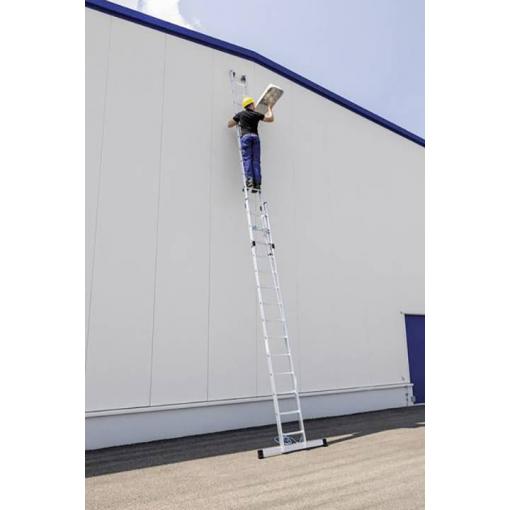 MUNK Günzburger Steigtechnik 21714 hliník výsuvný hliníkový žebřík s lanem Montáž pomocí nástrojů max.prac. výška: 8.3 m