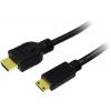 LogiLink HDMI kabel Zástrčka HDMI-A, Zástrčka HDMI Mini-C 2.00 m černá CH0023 4K UHD HDMI kabel