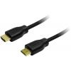 LogiLink HDMI kabel Zástrčka HDMI-A, Zástrčka HDMI-A 0.50 m černá CH0005 4K UHD HDMI kabel