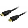 LogiLink HDMI kabel Zástrčka HDMI-A, Zástrčka HDMI-A 0.50 m černá CH0005 4K UHD HDMI kabel