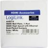 LogiLink AH0014 HDMI adaptér [1x HDMI zásuvka - 1x HDMI zásuvka] bílá 0 m