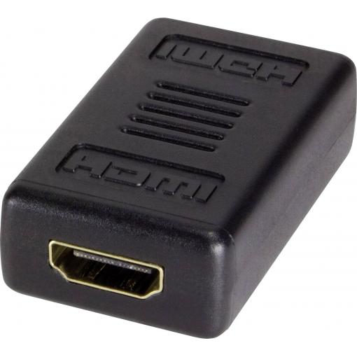 LogiLink AH0006 HDMI adaptér [1x HDMI zásuvka - 1x HDMI zásuvka] černá 0 mm