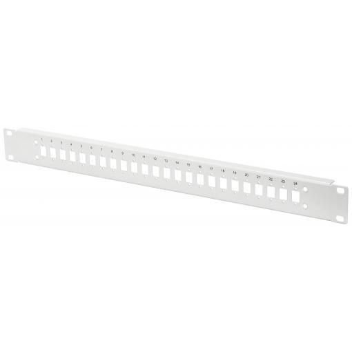 Digitus DN-96207-AL Čelní záslepka pro optická vlákna Skleněná vlákna 1 U
