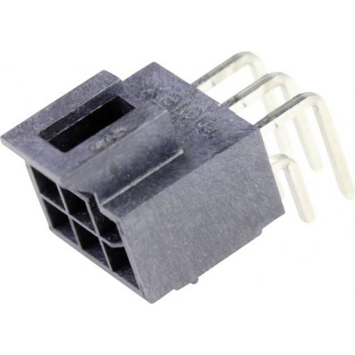 Molex vestavná zásuvková lišta (standardní) 6, rozteč 2.5 mm, 1053141206, 1 ks Tray