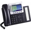 Grandstream GXP-2160 systémový telefon, VoIP bluetooth, konektor na sluchátka barevný displej černá, stříbrná