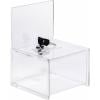Sigel box pro promoakce s vhazovacím výřezem, zamykatelný VA151 transparentní (š x v x h) 15 x 15 x 21.2 cm 1 ks