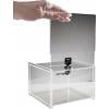Sigel box pro promoakce s vhazovacím výřezem, zamykatelný VA151 transparentní (š x v x h) 15 x 15 x 21.2 cm 1 ks