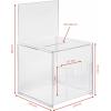 Sigel box pro promoakce s vhazovacím výřezem, s podavačem VA152 transparentní (š x v x h) 21 x 36.8 x 21 cm 1 ks
