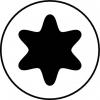 SWG 196164015 talířové šrouby 6 mm 40 mm TX ocel tvrzeno 100 ks