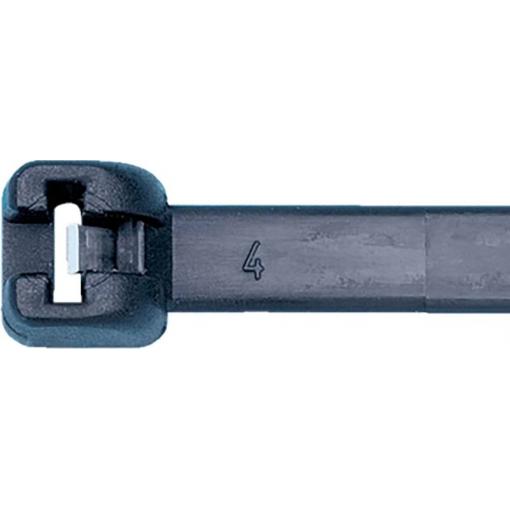 SWG 502241055, stahovací pásky, 4.8 mm, 360 mm, černá, odolná vůči UV záření, 100 ks
