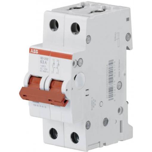 šedá 2pólový 25 A 2 spínací kontakty ABB 2CDD282101R0025