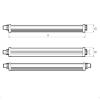 LED2WORK strojové LED osvětlení LEANLED II 8 W 1260 lm 120 ° 24 V/DC (d x š x v) 350 x 26 x 31 mm 1 ks