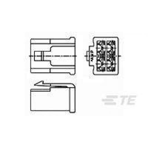 TE Connectivity 174202-1, 1 ks Bag