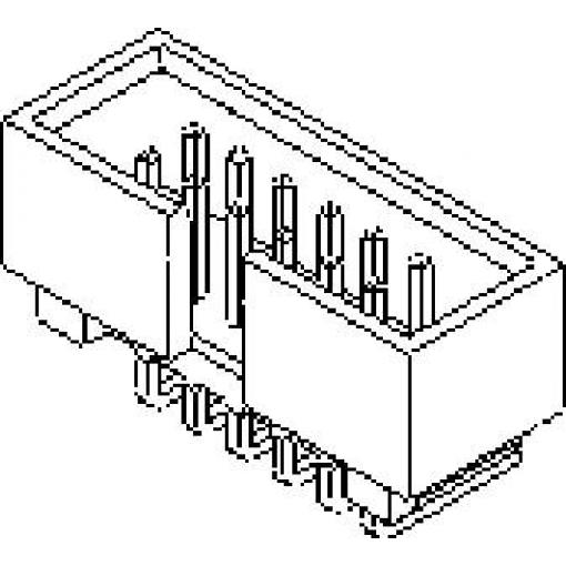 Molex 702471451 kolíková lišta Rastr (rozteč): 2.54 mm Počet pólů: 14 Počet řádků: 2 1 ks Tray
