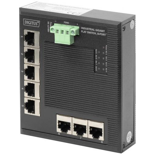 Digitus DN-651127 DN-651127 průmyslový ethernetový switch 8 portů 10 / 100 / 1000 MBit/s