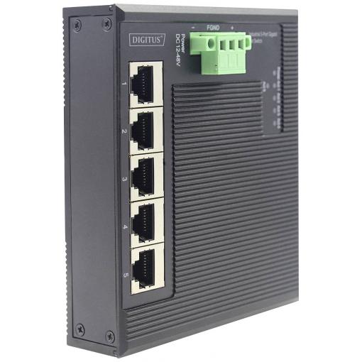 Digitus DN-651126 DN-651126 průmyslový ethernetový switch 5 portů 10 / 100 / 1000 MBit/s
