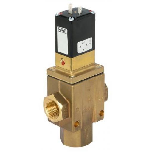 Bürkert servem řízený ventil 361889 6430 24 V/AC spojka G 1/2 Jmenovitá vzdálenost 76 mm v klidové poloze otevřený 1 ks