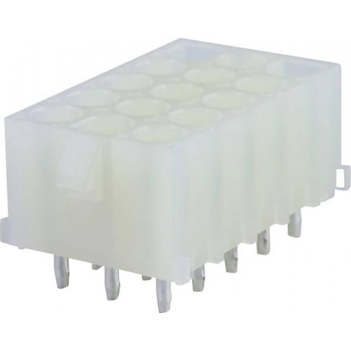 Molex vestavná zásuvková lišta (standardní) 15, rozteč 6.35 mm, 10844150, 1 ks Bag
