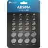 Absina sada knoflíkových baterií 1 ks
