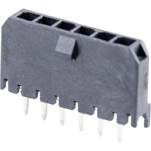 Molex vestavná pinová lišta (standardní) 6, rozteč 3 mm, 436500627, 1 ks Tray