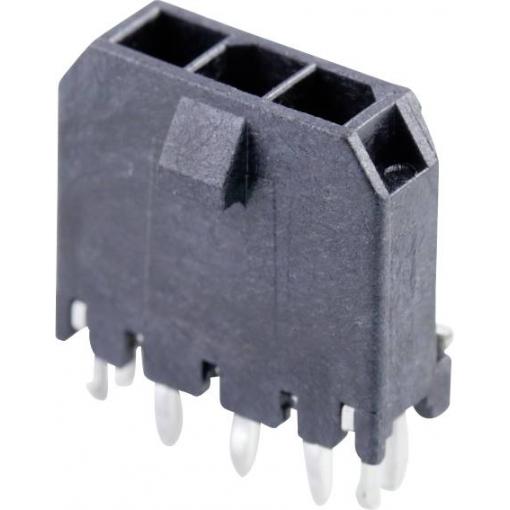 Molex vestavná pinová lišta (standardní) 3, rozteč 3 mm, 436500318, 1 ks Tray