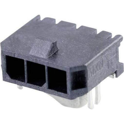 Molex vestavná pinová lišta (standardní) 3, rozteč 3 mm, 436500304, 1 ks Tray
