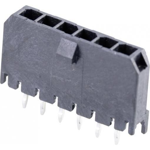 Molex vestavná pinová lišta (standardní) 6, rozteč 3 mm, 436500616, 1 ks Tray