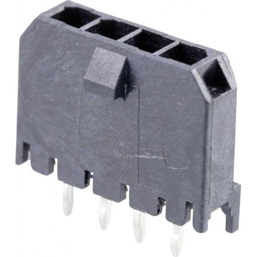 Molex vestavná pinová lišta (standardní) 4, rozteč 3 mm, 436500416, 1 ks Tray