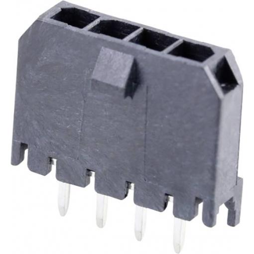 Molex vestavná pinová lišta (standardní) 4, rozteč 3 mm, 436500427, 1 ks Tray